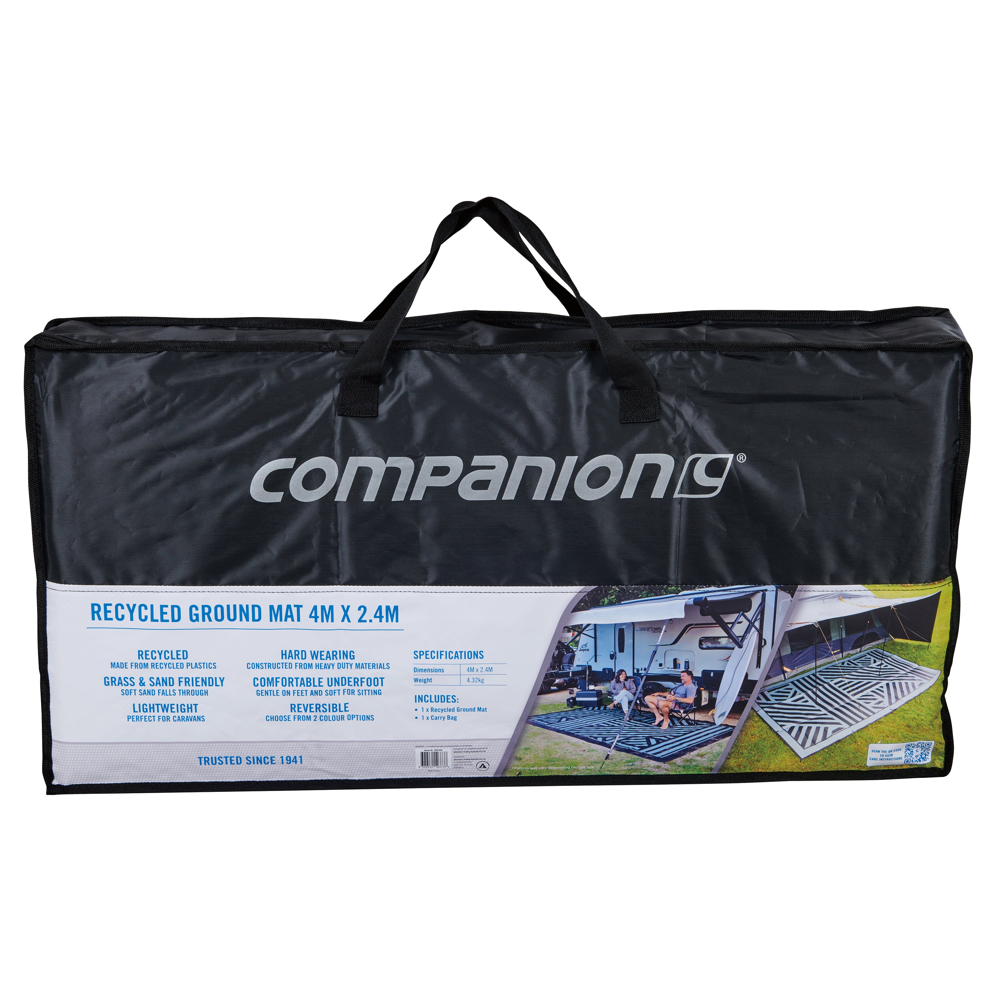Companion Caravan Recycled Ground Mat 4M x 2.4M