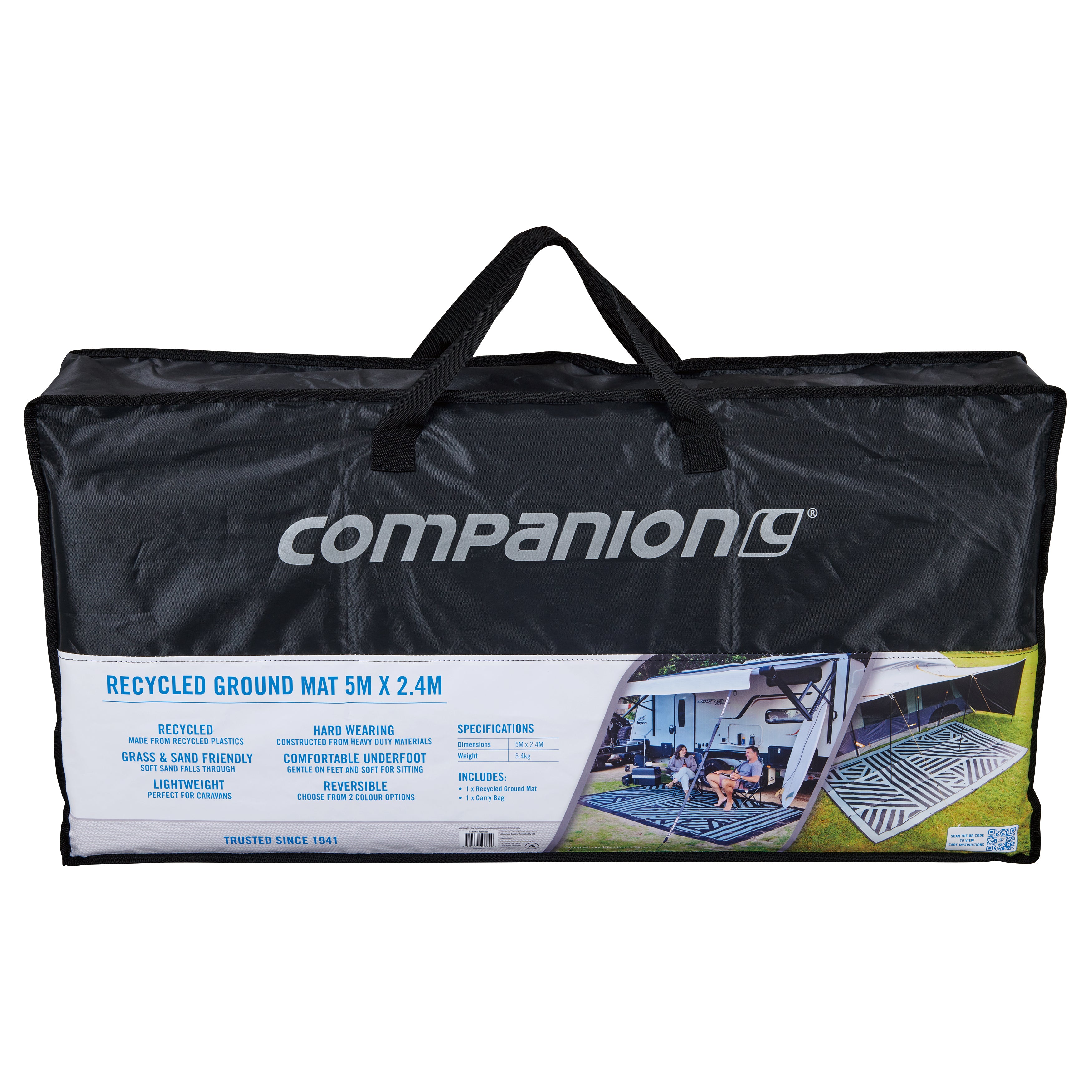 Companion Caravan Recycled Ground Mat 5M x 2.4M