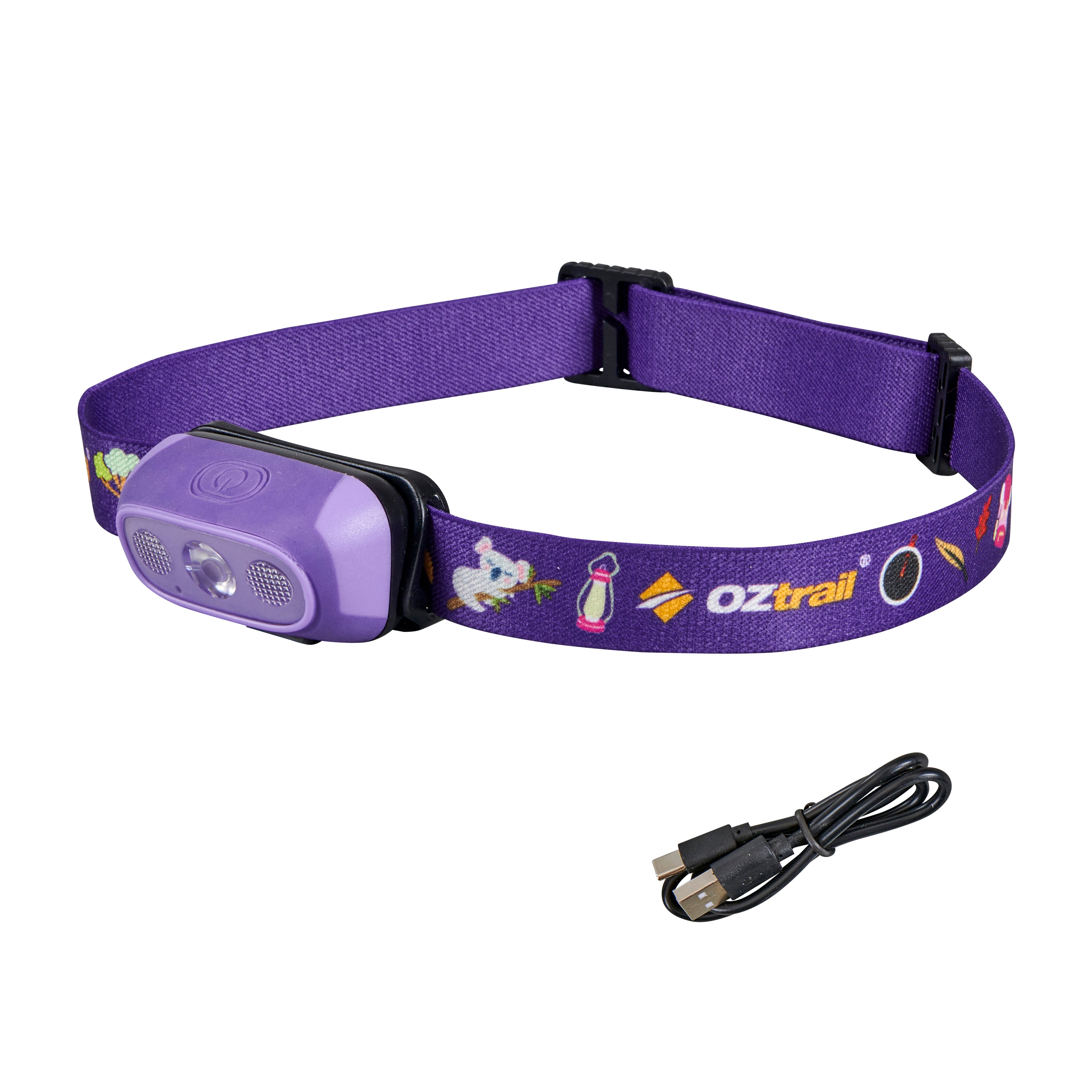 OZtrail Lumos Twinkle Kids Headlamp - Purple