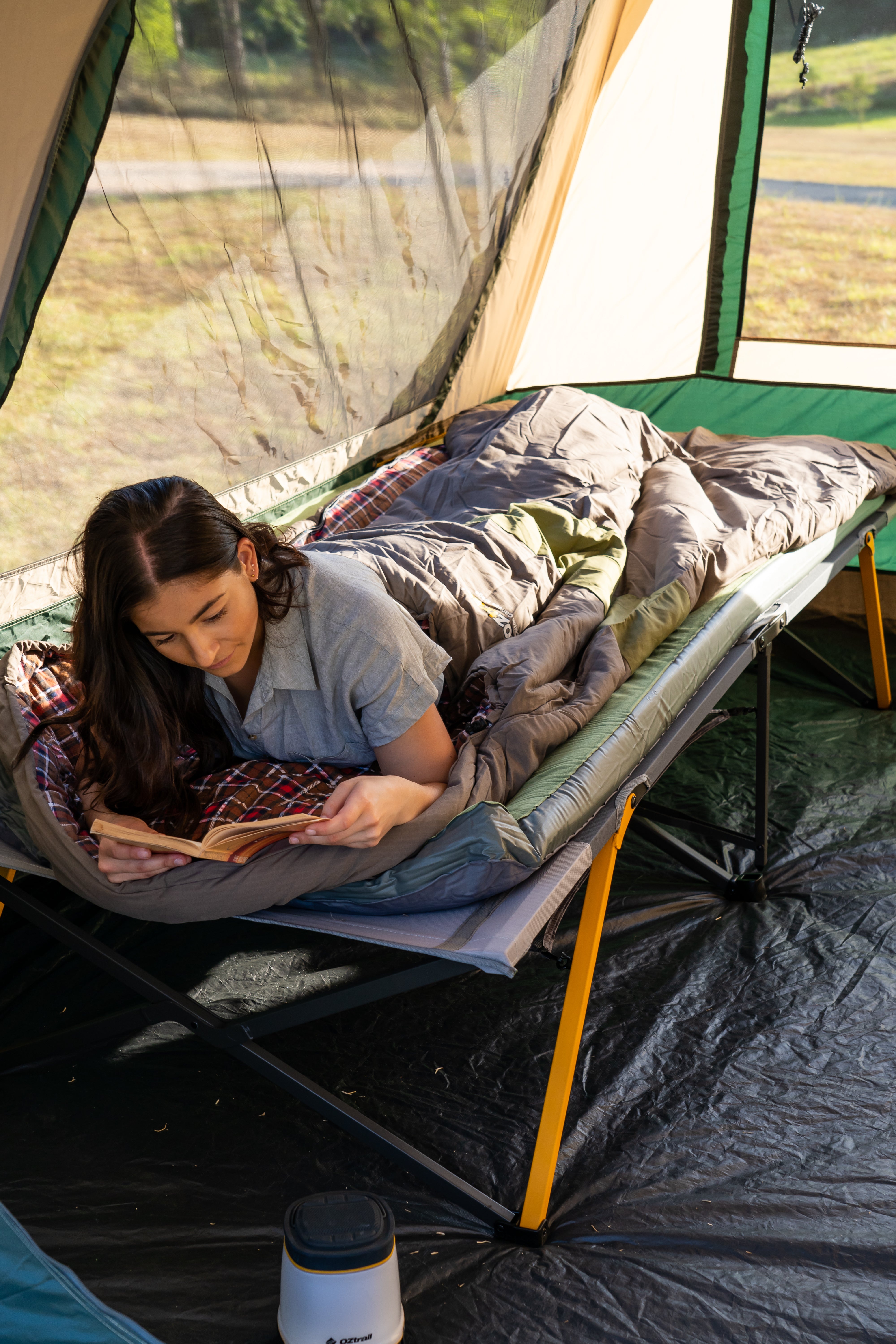 OZtrail Easy Fold Stretcher Bed - Single