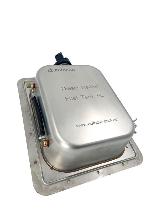 AU Focus Stainless Steel Diesel Tank with Locking Cap 5L