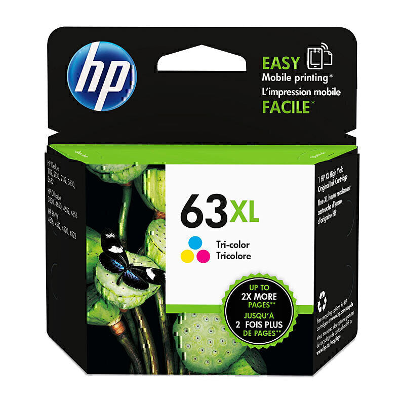 HP 63XL Tri-Colour Ink Cartridge