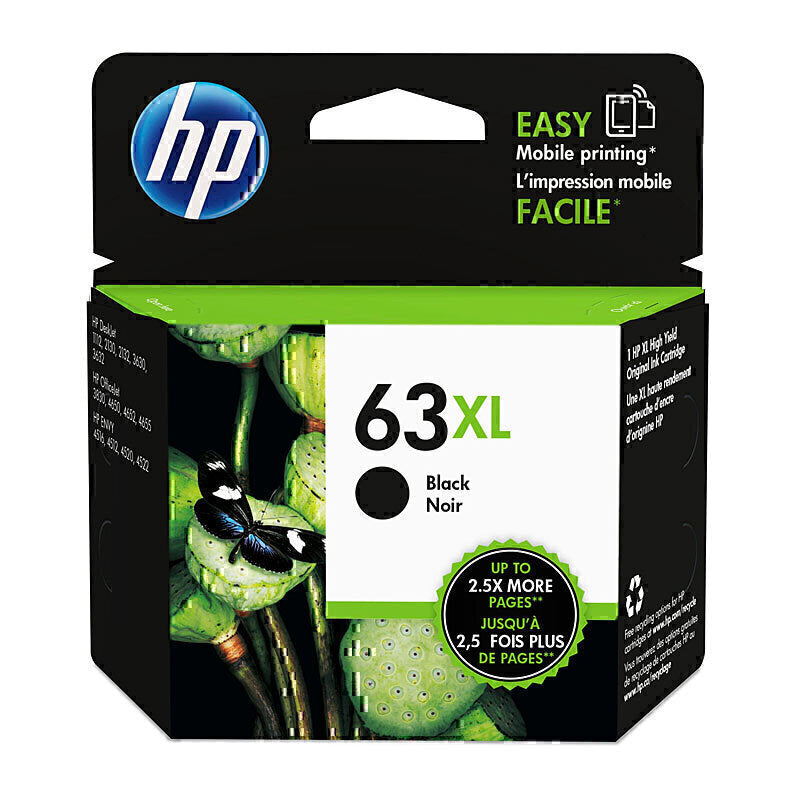 HP 63XL Black Ink Cartridge