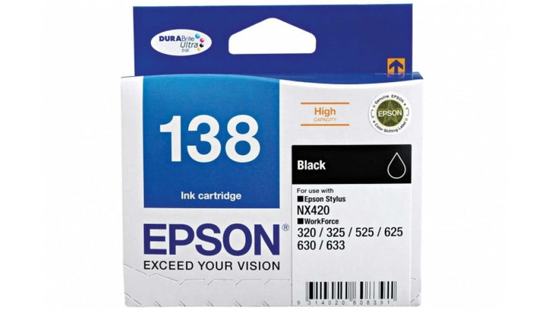 Epson 138 Black Ink Cartridge