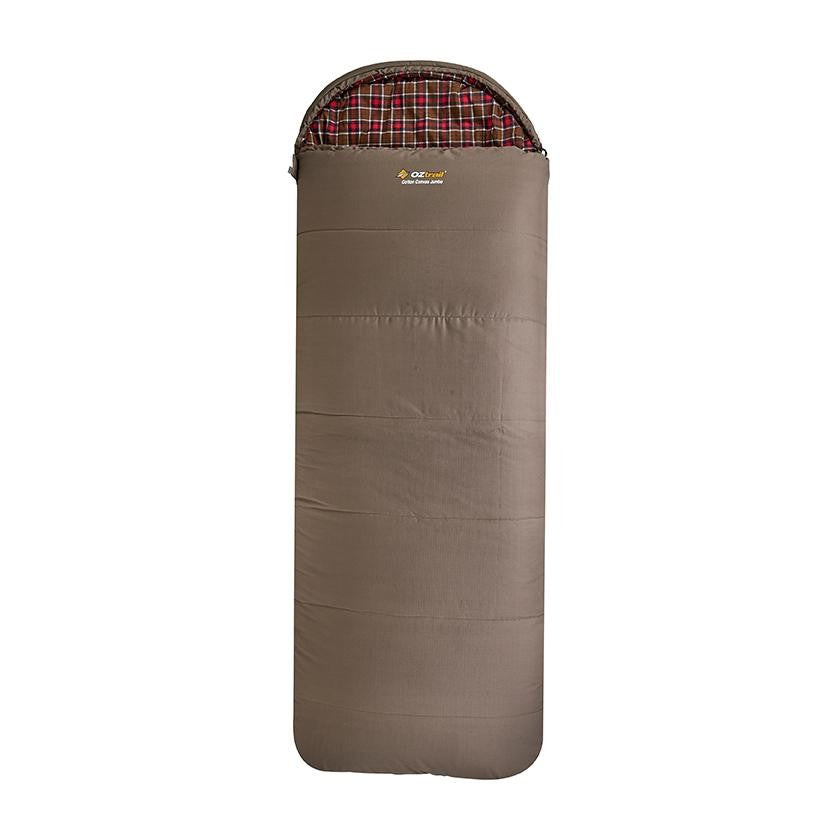 OZtrail Cotton Canvas Jumbo Hooded -7C Sleeping Bag