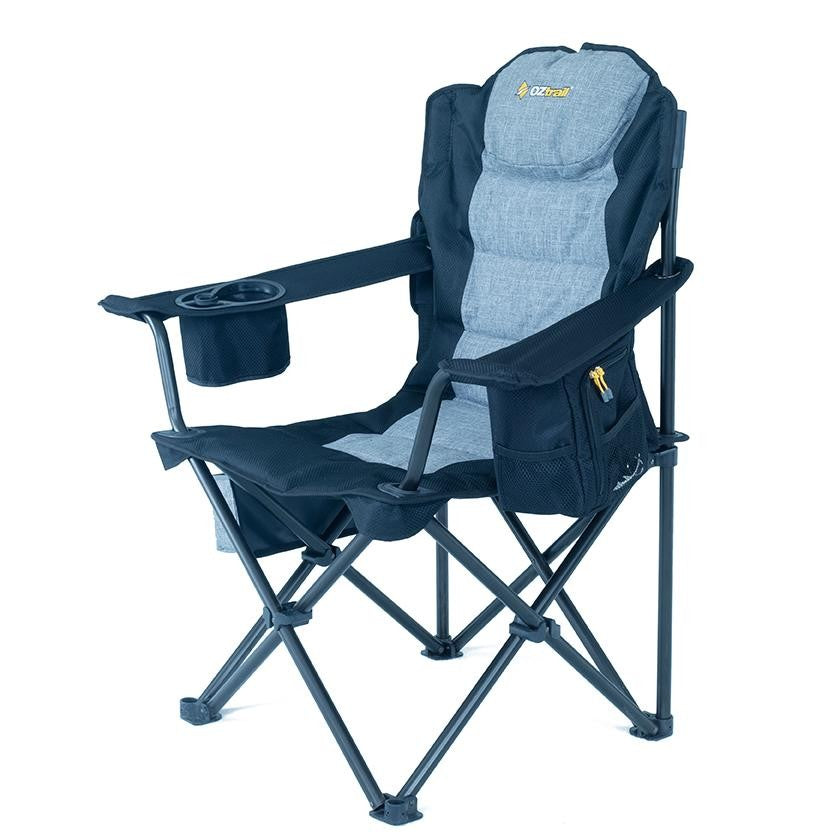 Oztrail Big Boy Arm Chair - Black