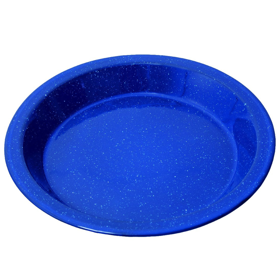 Campfire Enamel Flat Plate Navy 27cm