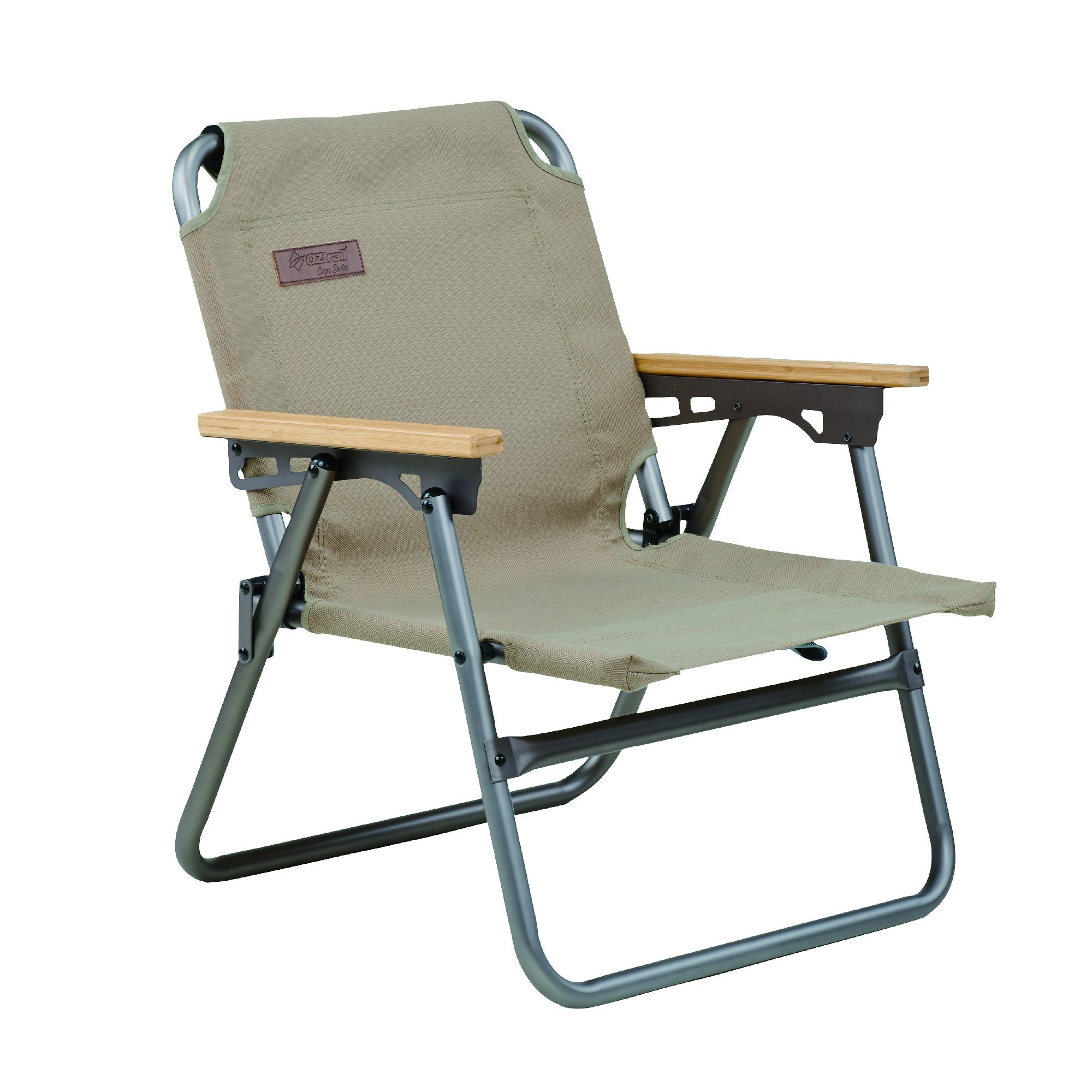 OZtrail Cape Series Flat Fold Chair - Tan