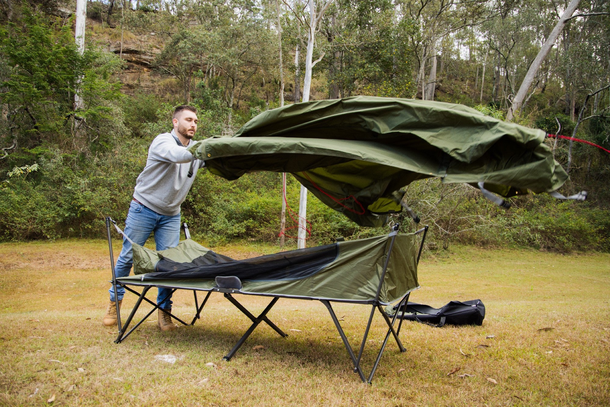 OZtrail Easy Fold 1P Stretcher Tent