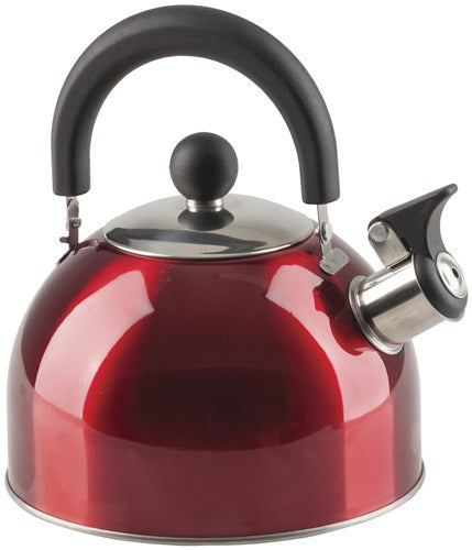 Rovin Whistling Stovetop Kettle 2L Red