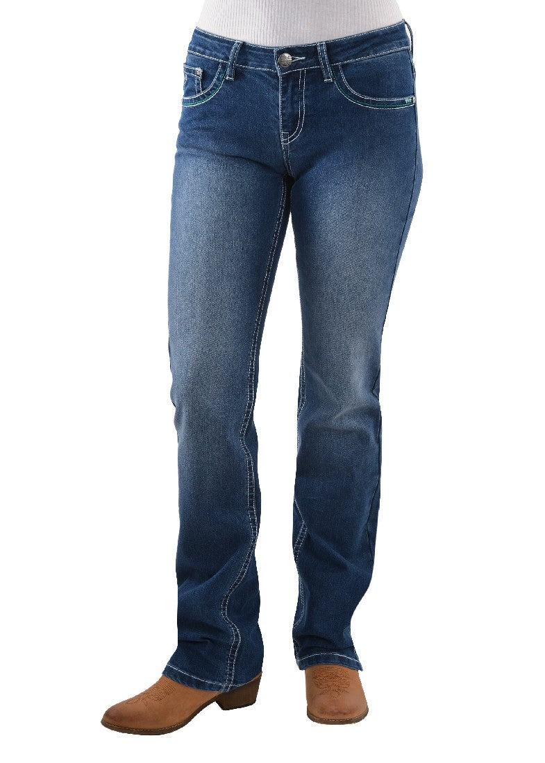 Pure Western Women's Camila Straight Leg Jean 34" Leg