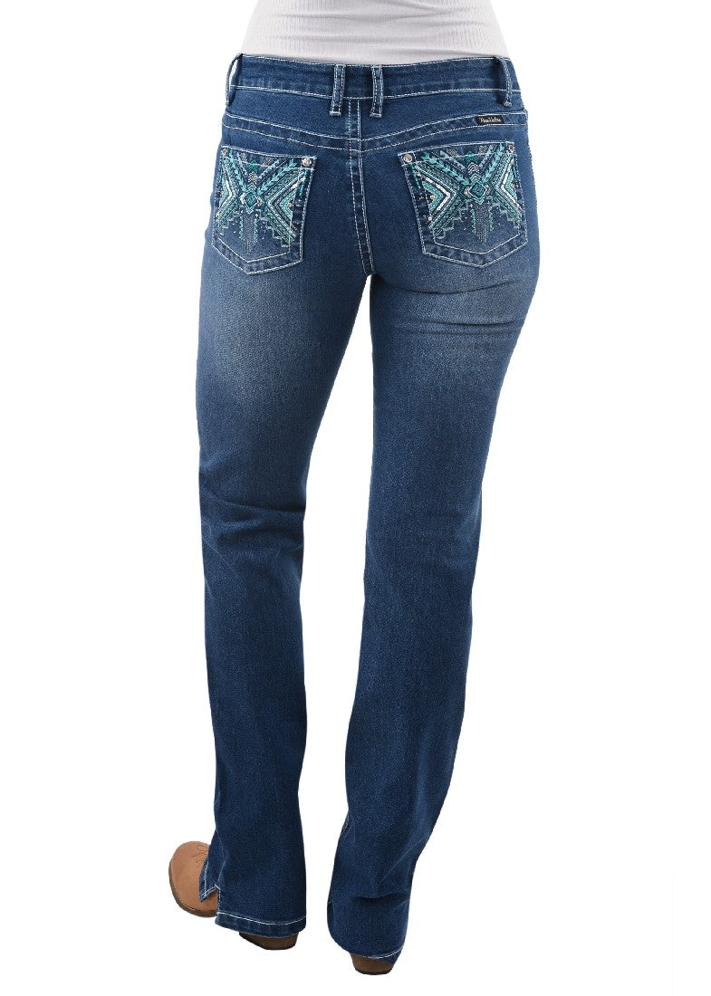 Pure Western Women's Camila Straight Leg Jean 34" Leg