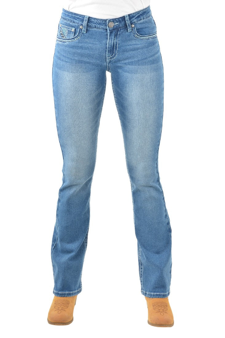 Pure Western Women's Ziggy Boot Cut Jeans 34"