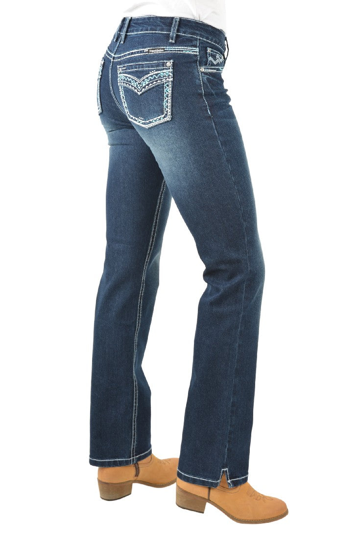 Pure Western Women's Geraldine Straight Leg Jean