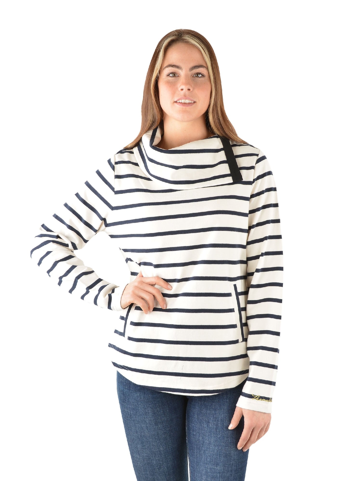 Thomas Cook Women's Annette Shawl Collared Pullover