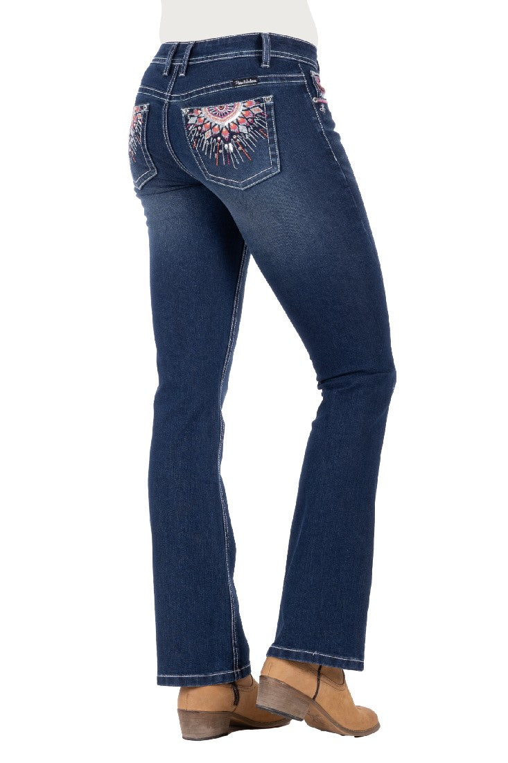 Pure Western Women's Adeline Boot Cut Jean 32" Leg