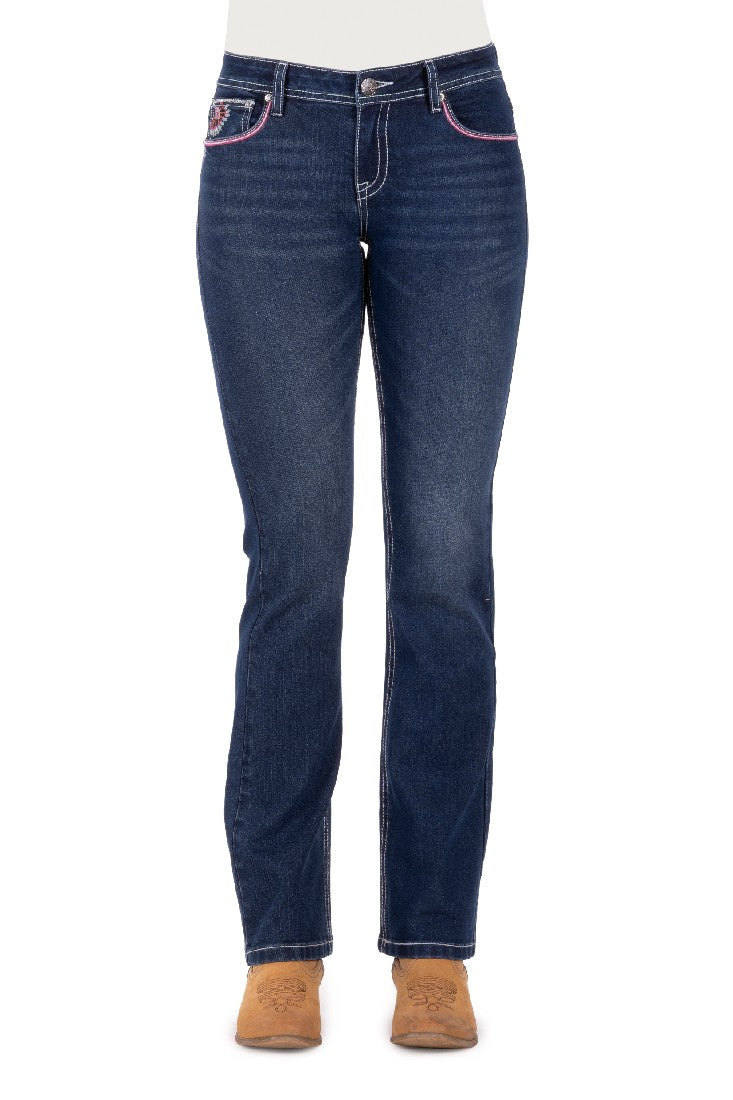 Pure Western Women's Adeline Boot Cut Jean 32" Leg