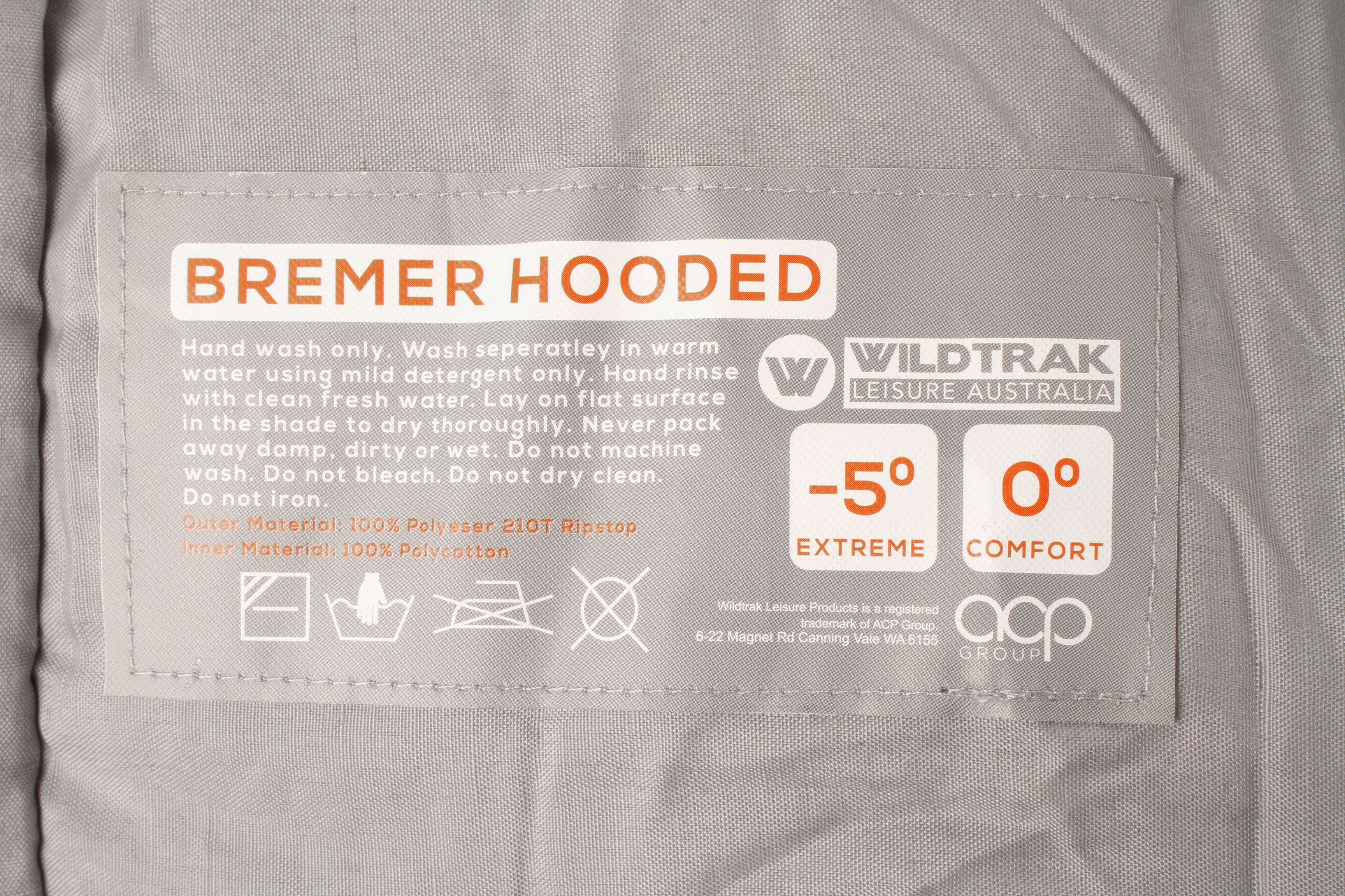Wildtrak Bremer Junior Hooded Sleeping Bag
