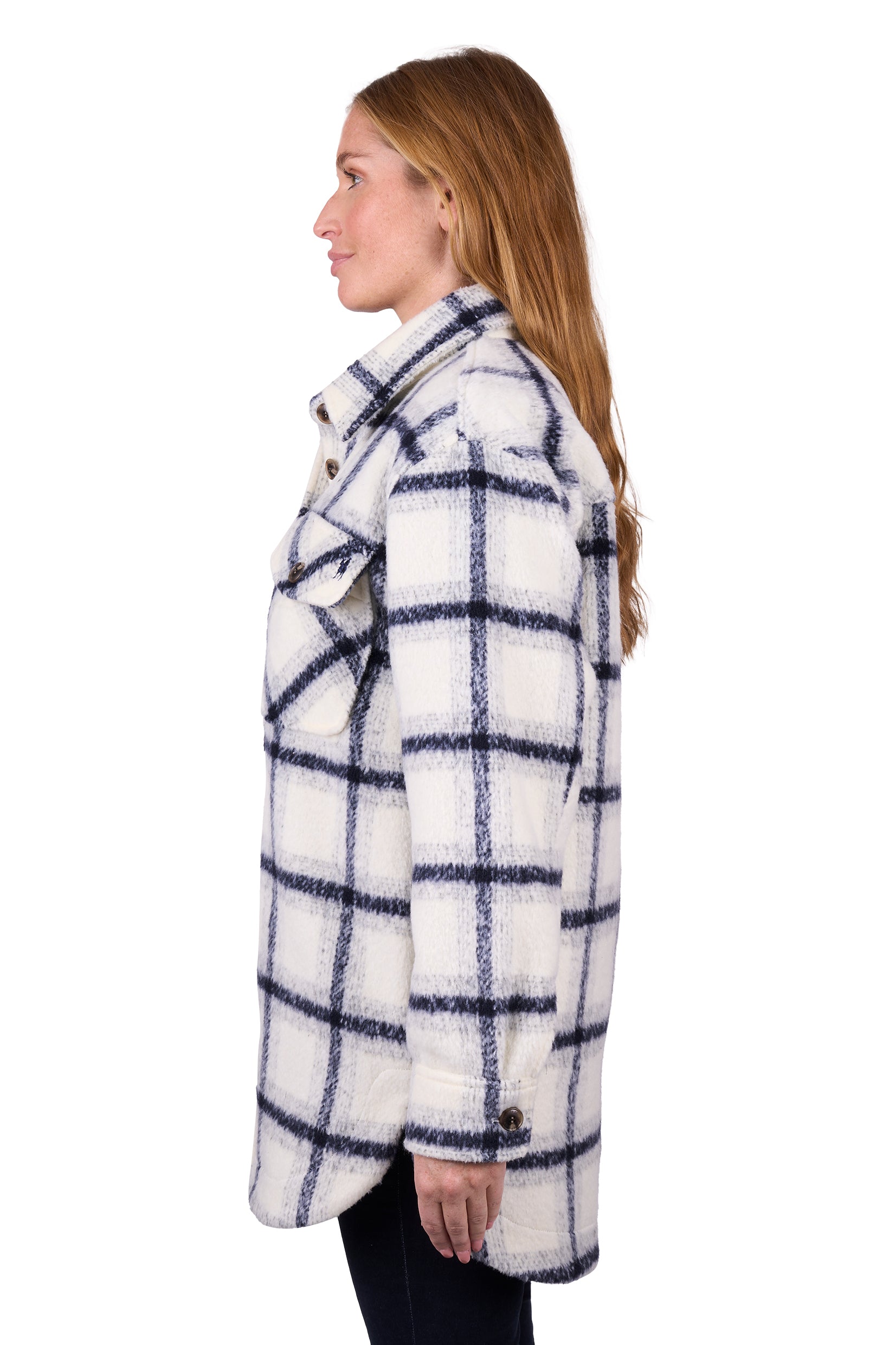 Dux-Bak Women's Navy Elk Overshirt