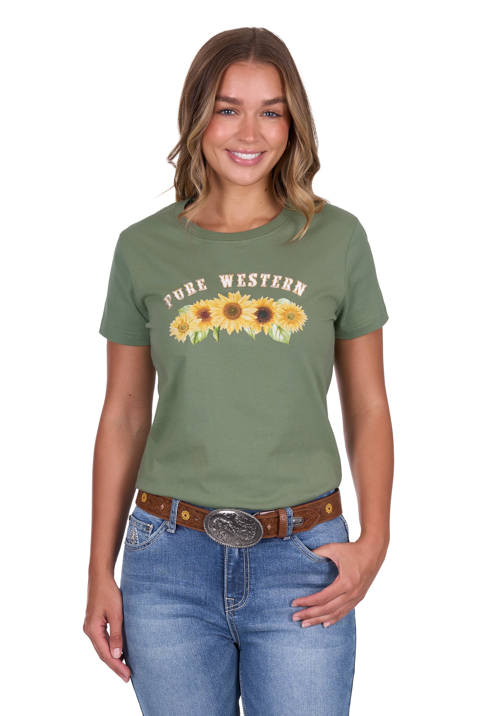 Pure Western Women's Charlie SS Tee