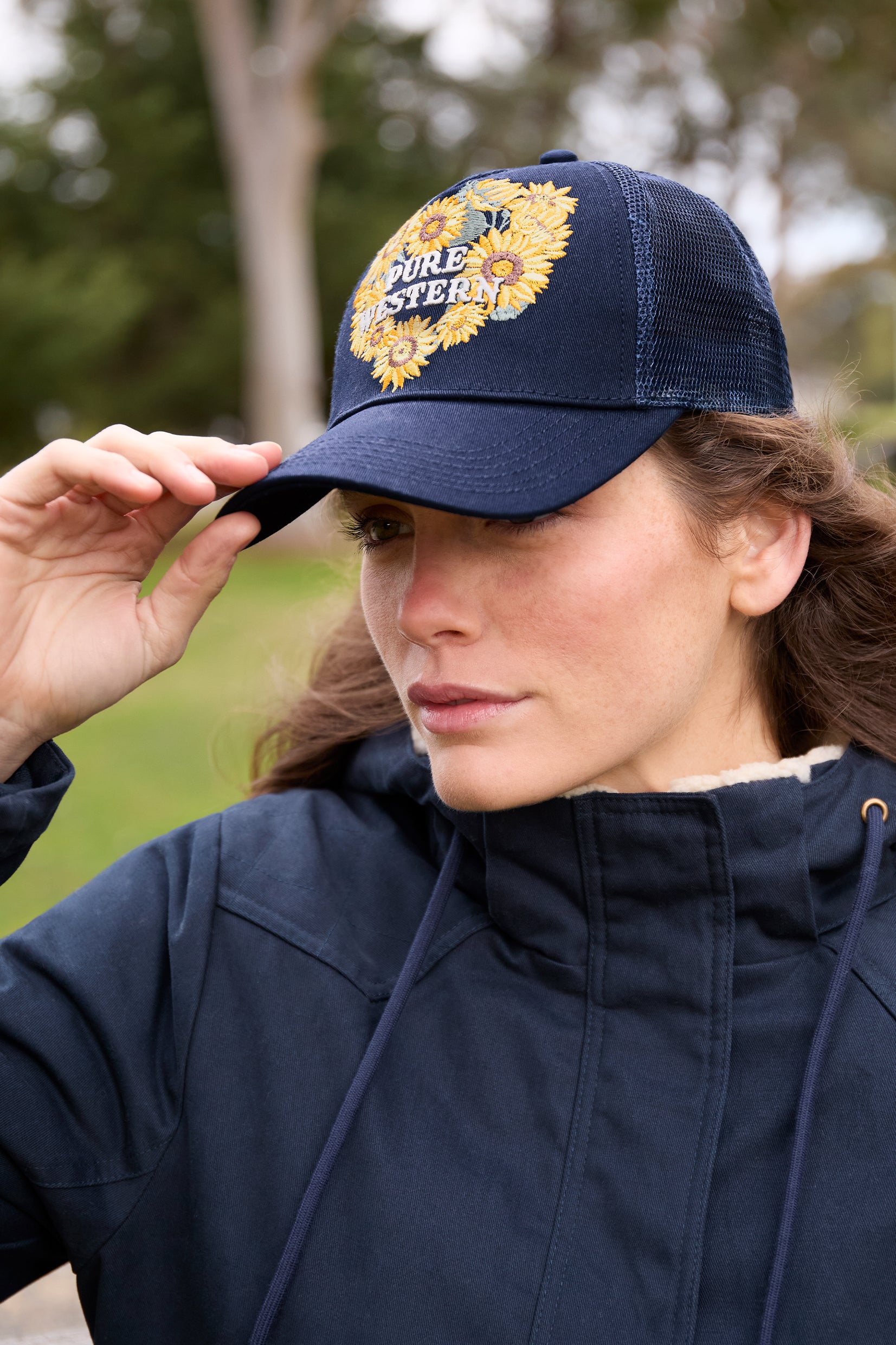 Pure Western Women's Marissa High Profile Trucker Cap