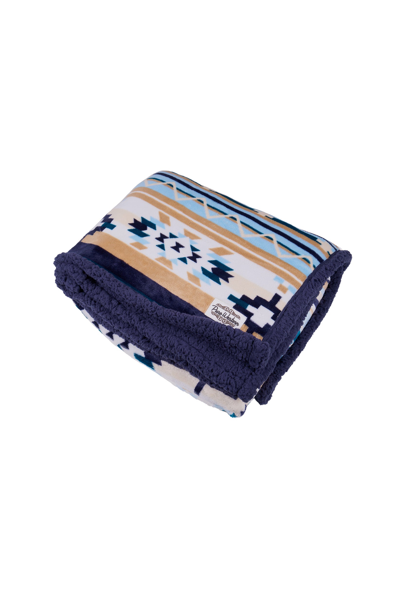 Pure Western Aztec Print Snuggle Rug