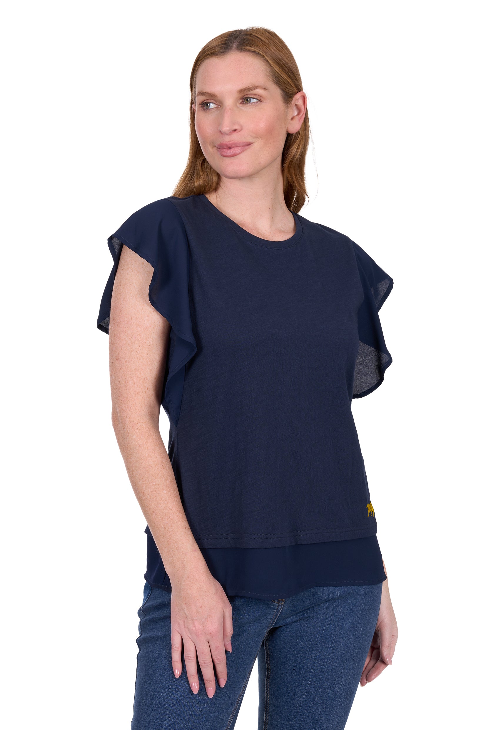 Thomas Cook Women's Mandy Flutter Sleeve Tee