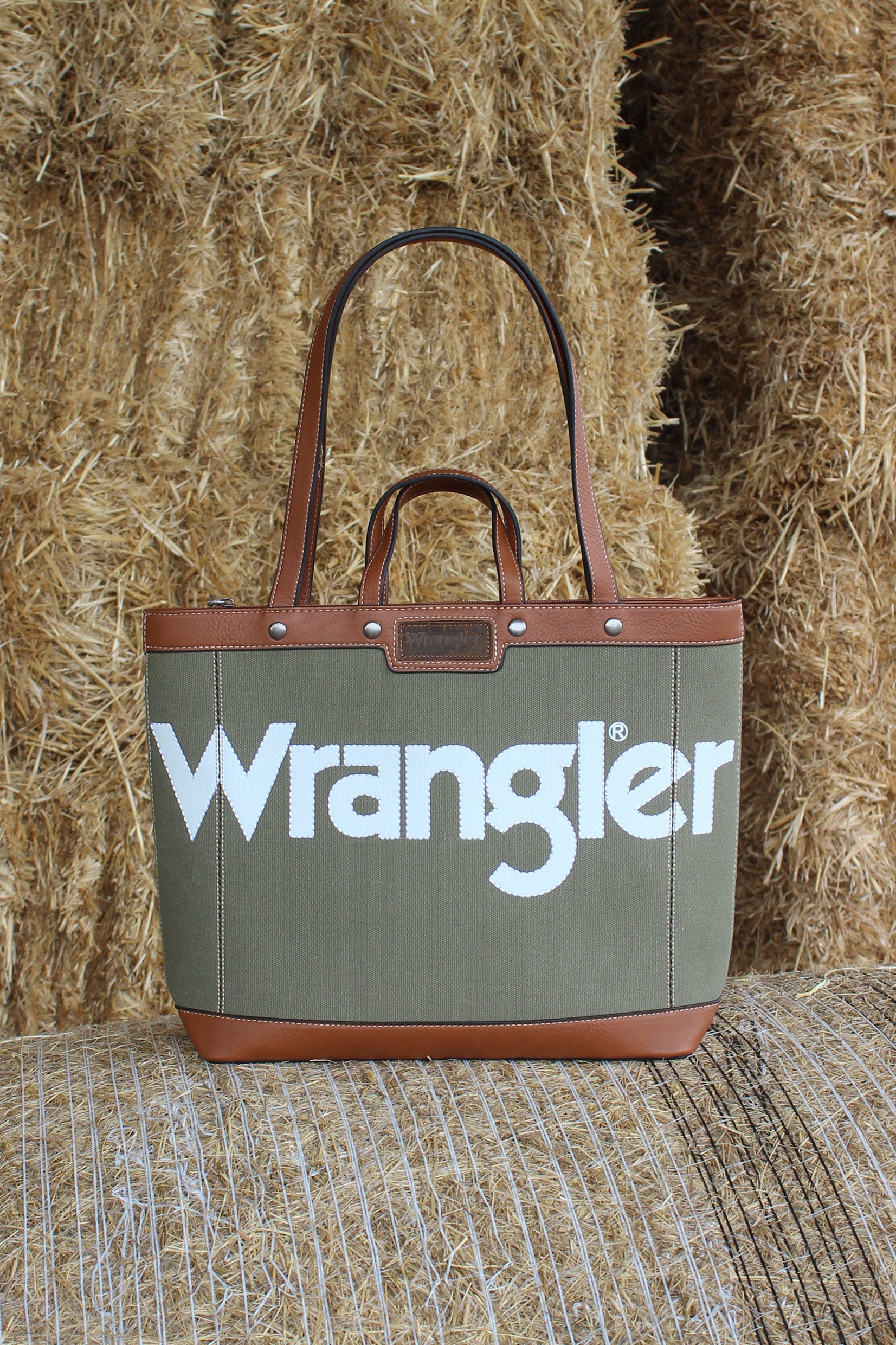 Wrangler Canvas Iconic Logo Tote
