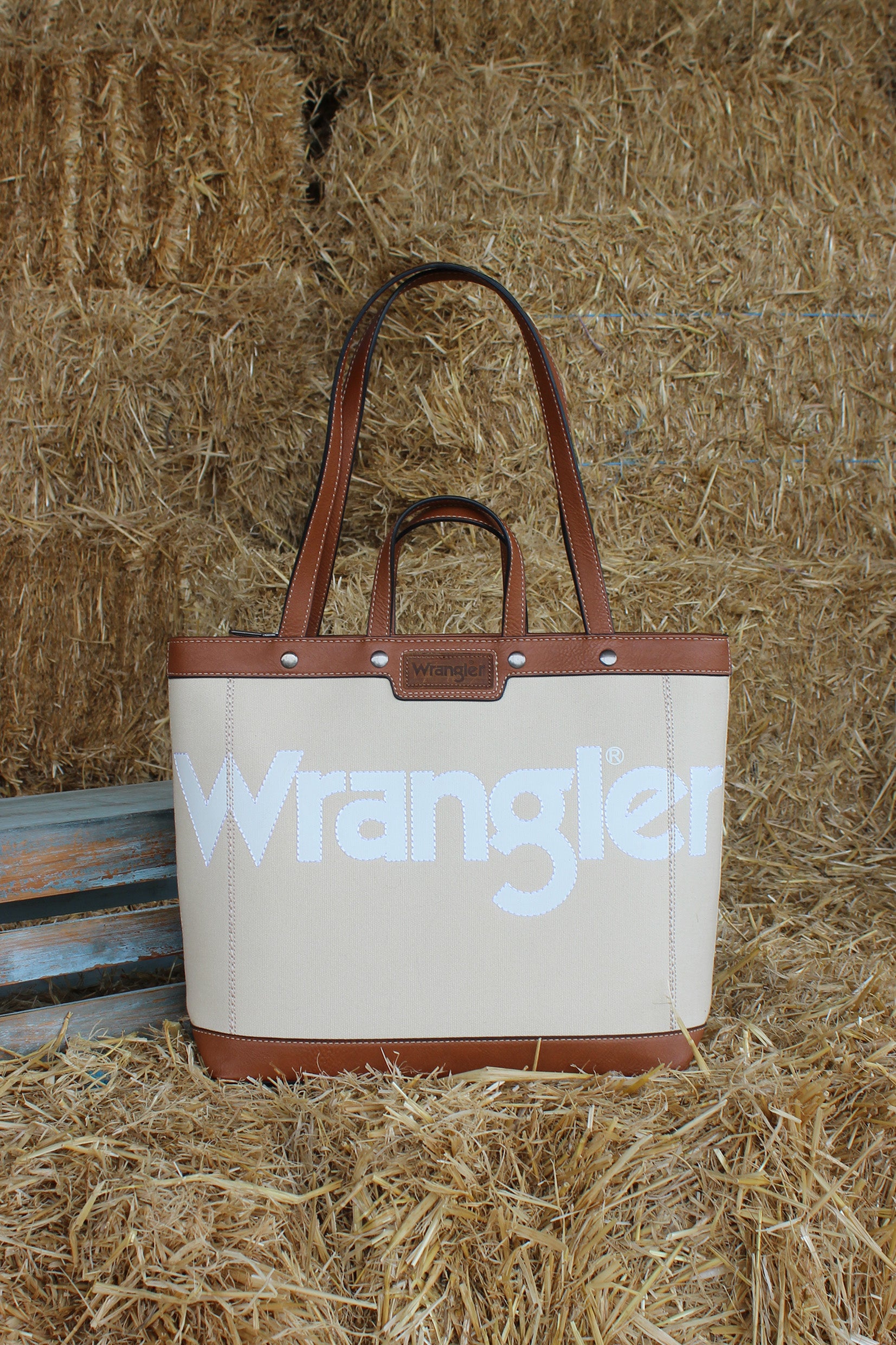 Wrangler Canvas Iconic Logo Tote