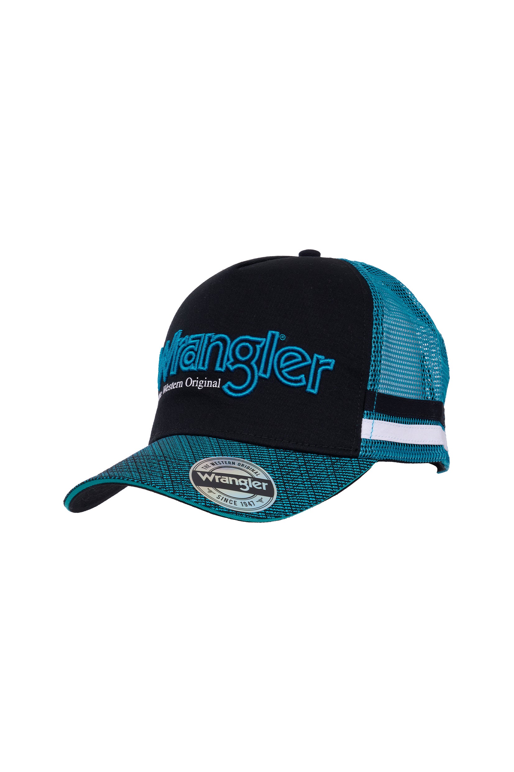 Wrangler Men's Dennis High Profile Trucker Cap