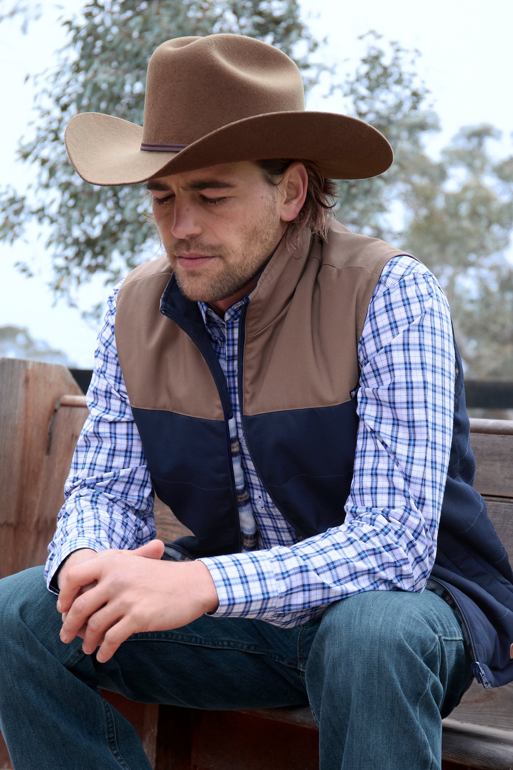 Wrangler Brodie Hat - Chestnut