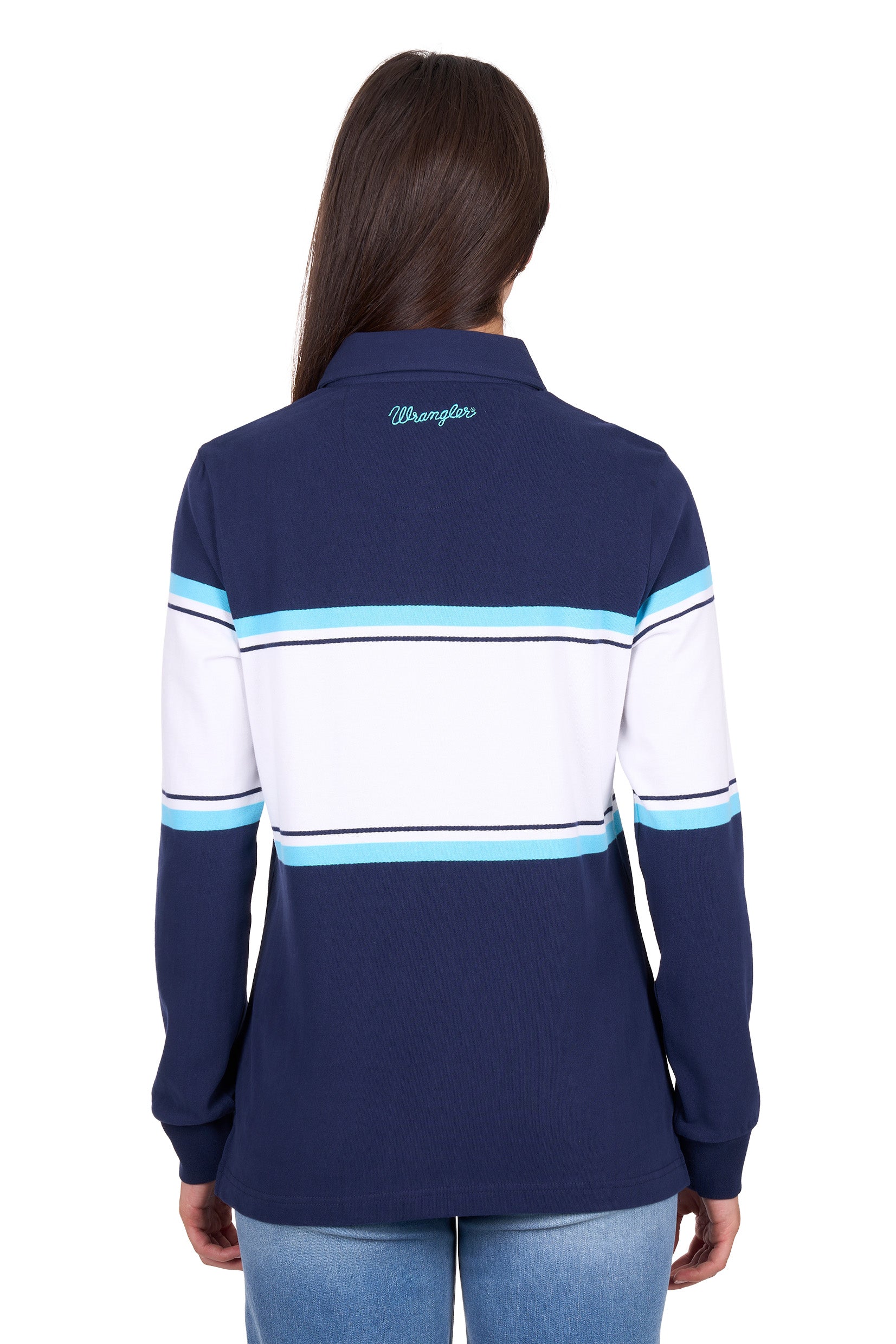 Wrangler Women's Piper Stripe Rugby