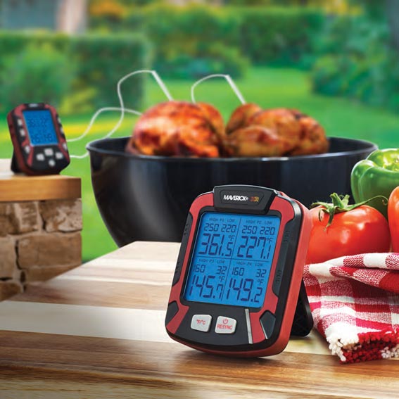 Maverick Remote BBQ Thermometer W/4 Probes