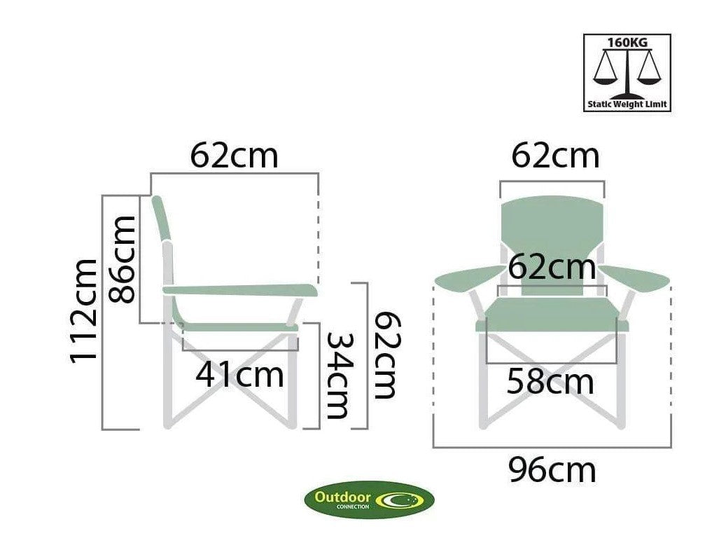 Outdoor Connection Burly Lumbar - Blue