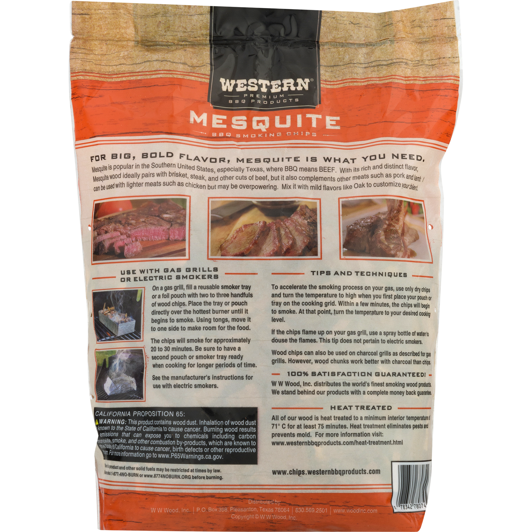 Western Mesquite BBQ Smoking Chips