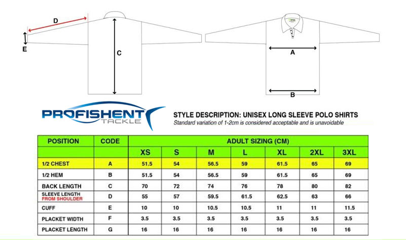Profishent Cod/Redfin L/S Fishing Shirt - Adult