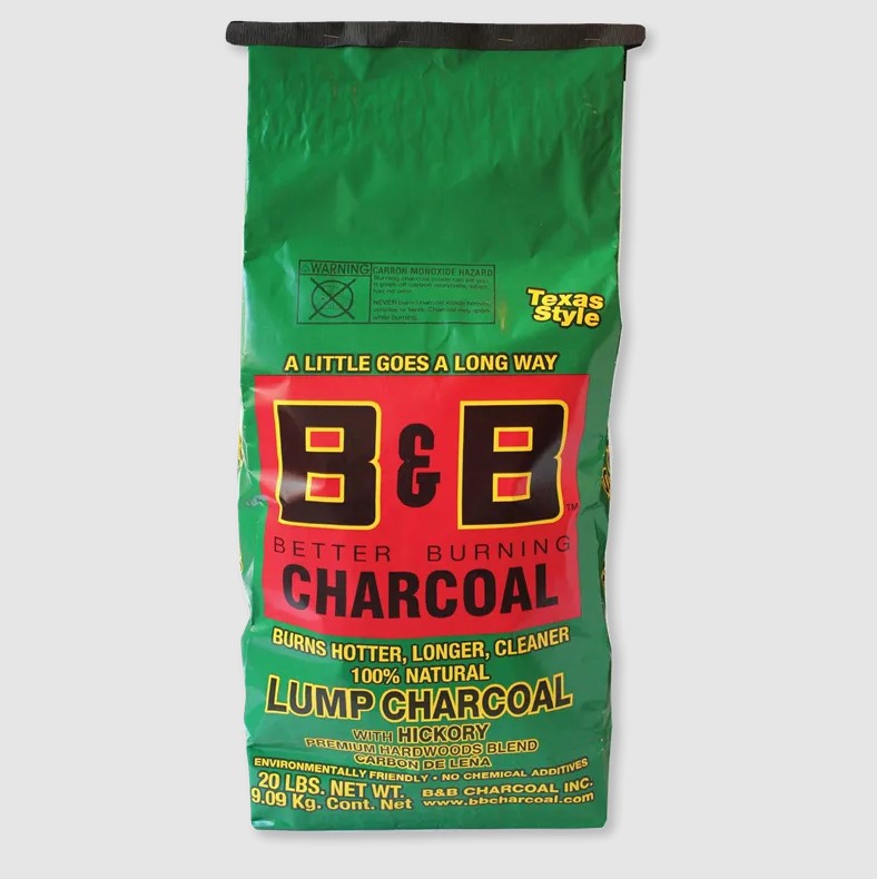 B&B Hickory Lump Charcoal 9kg