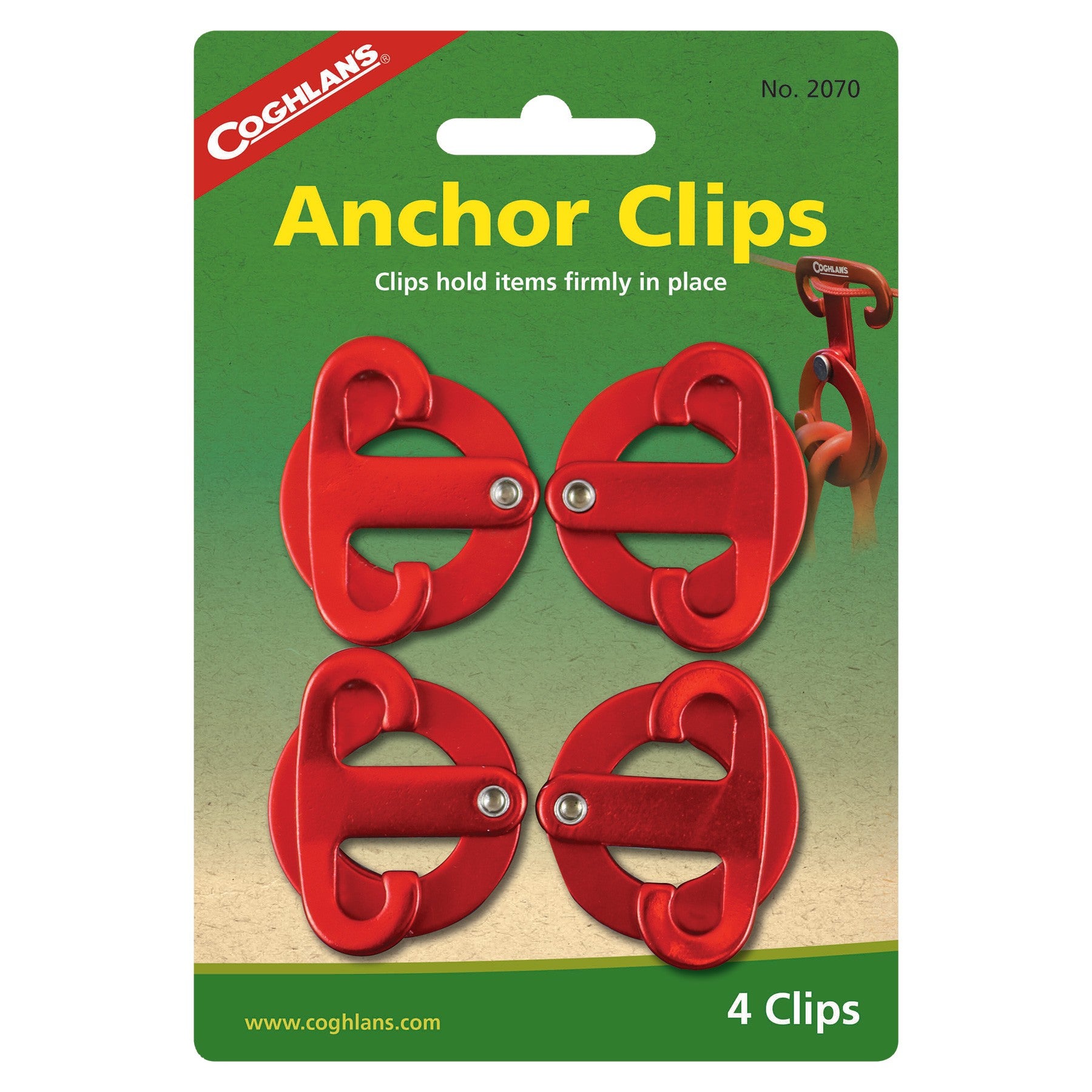 Coghlan's Anchor Clips - 4pk