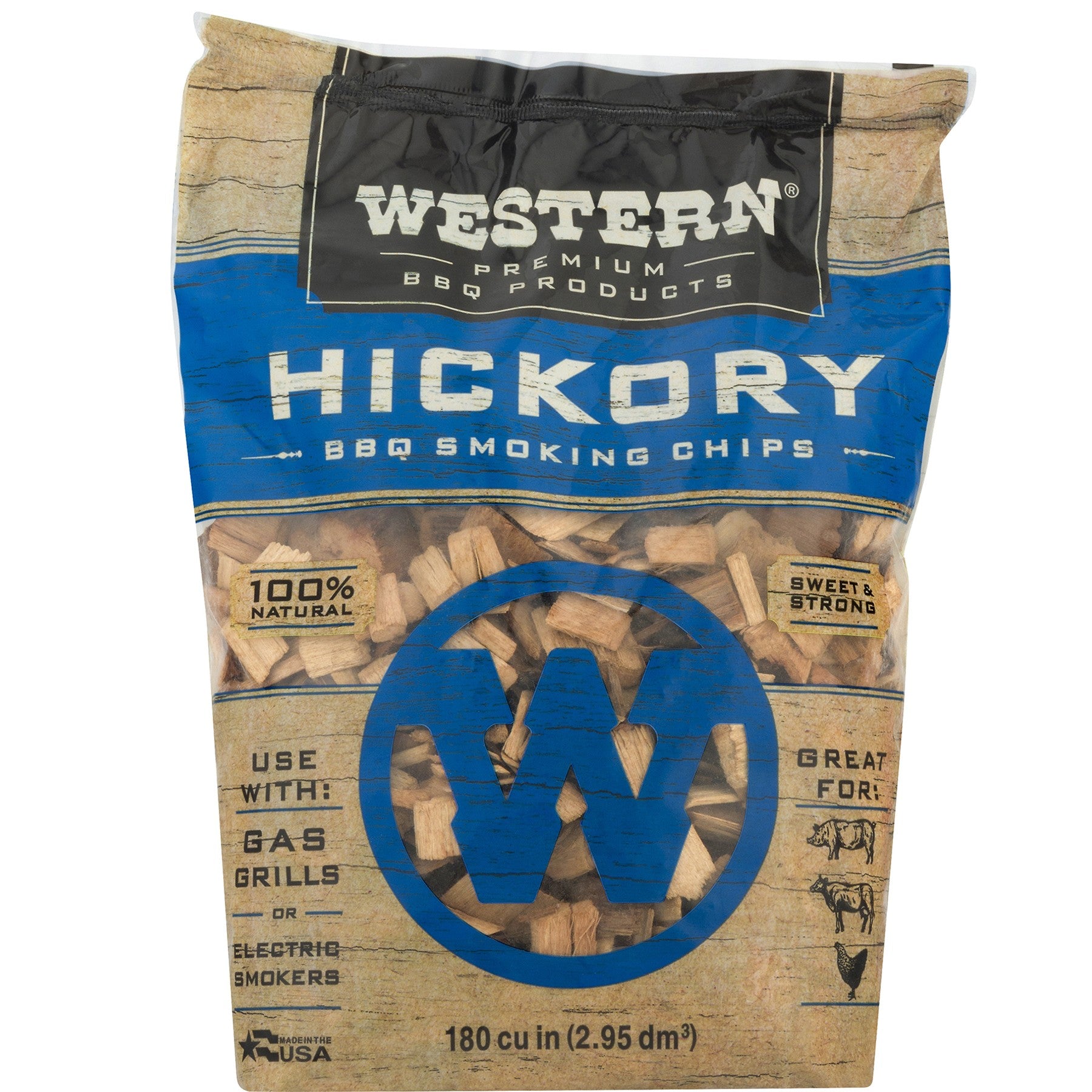 Western Hickory BBQ Smoking Chips