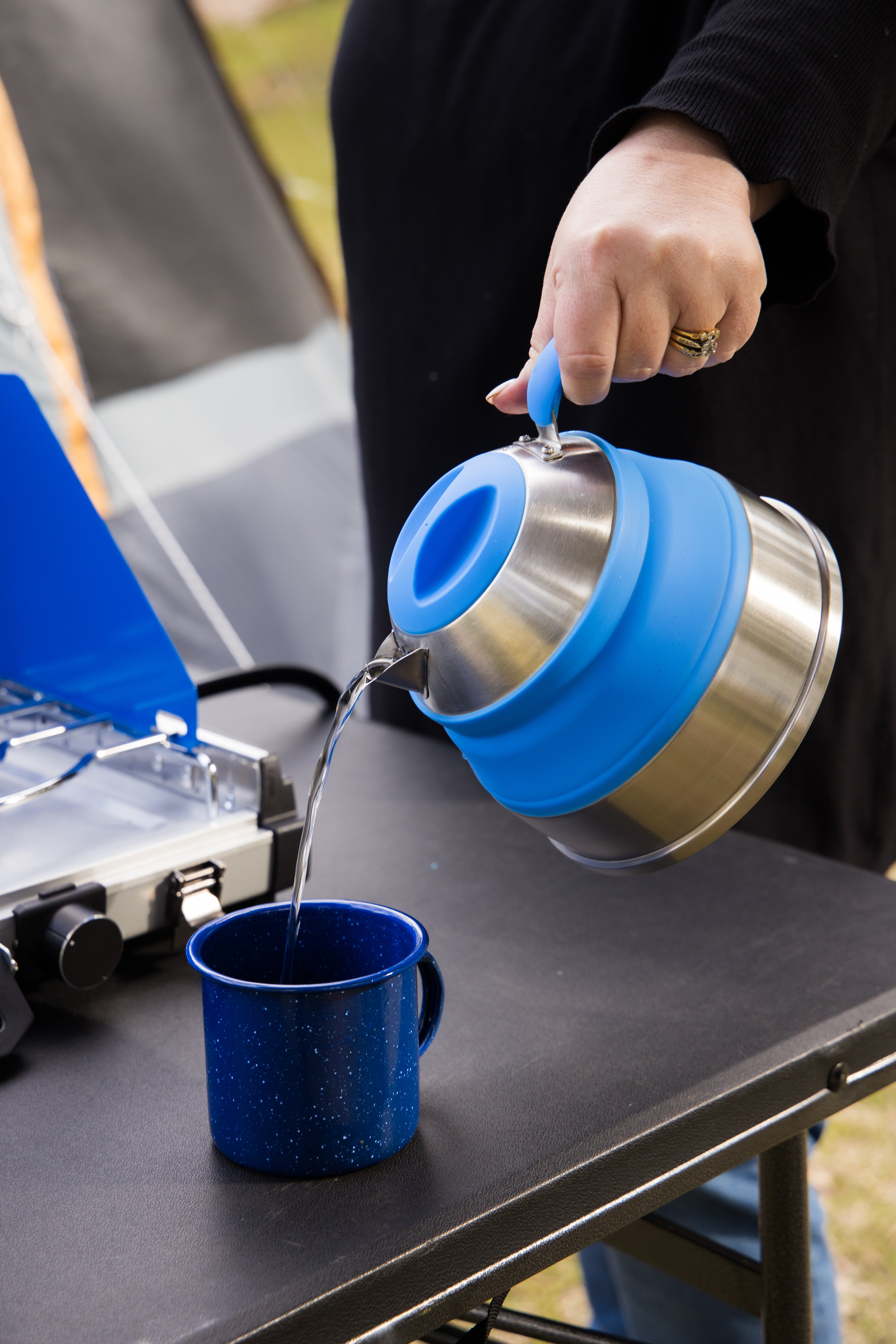 Popup Induction Compatible Compact Kettle 2L