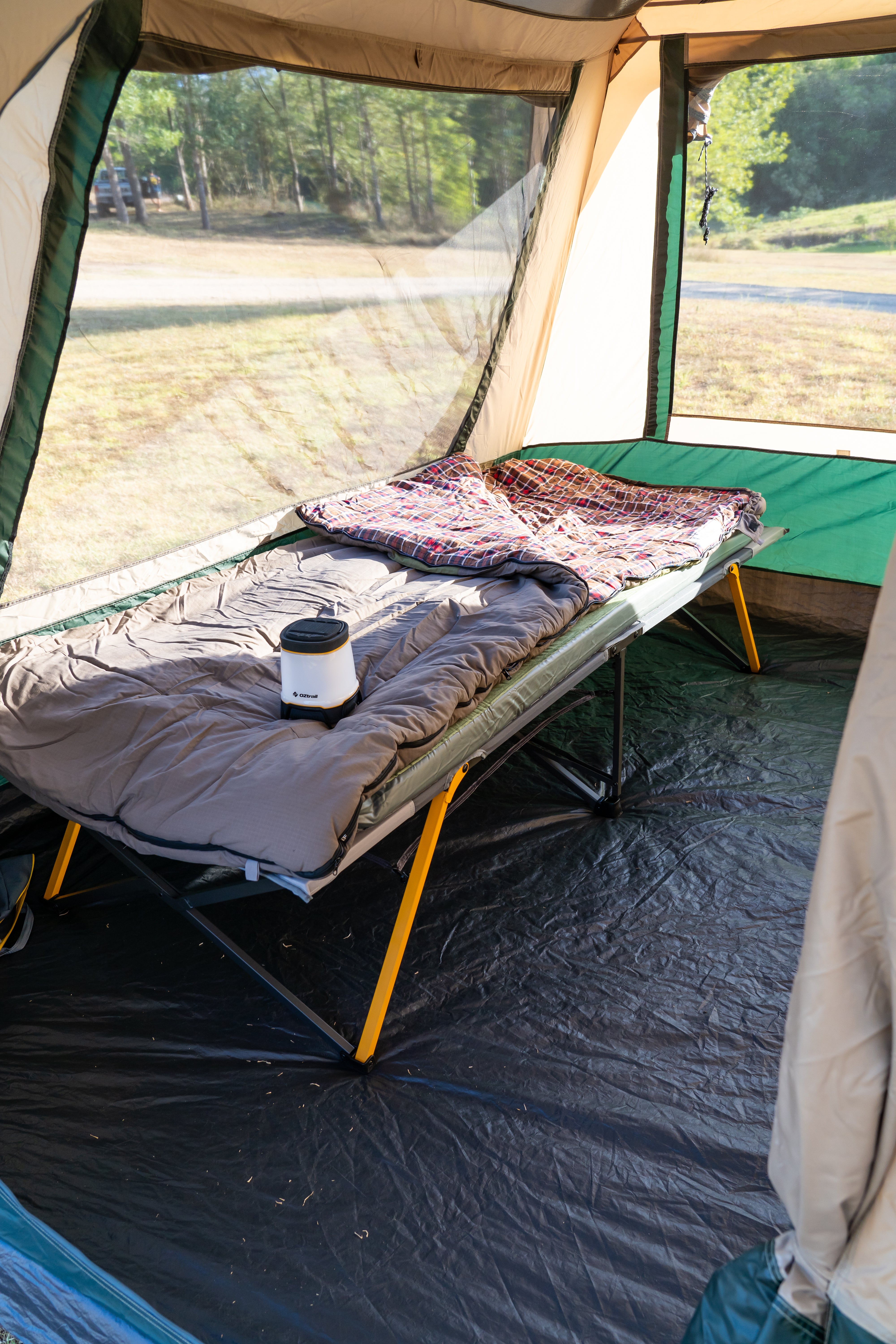 OZtrail Easy Fold Stretcher Bed - Single