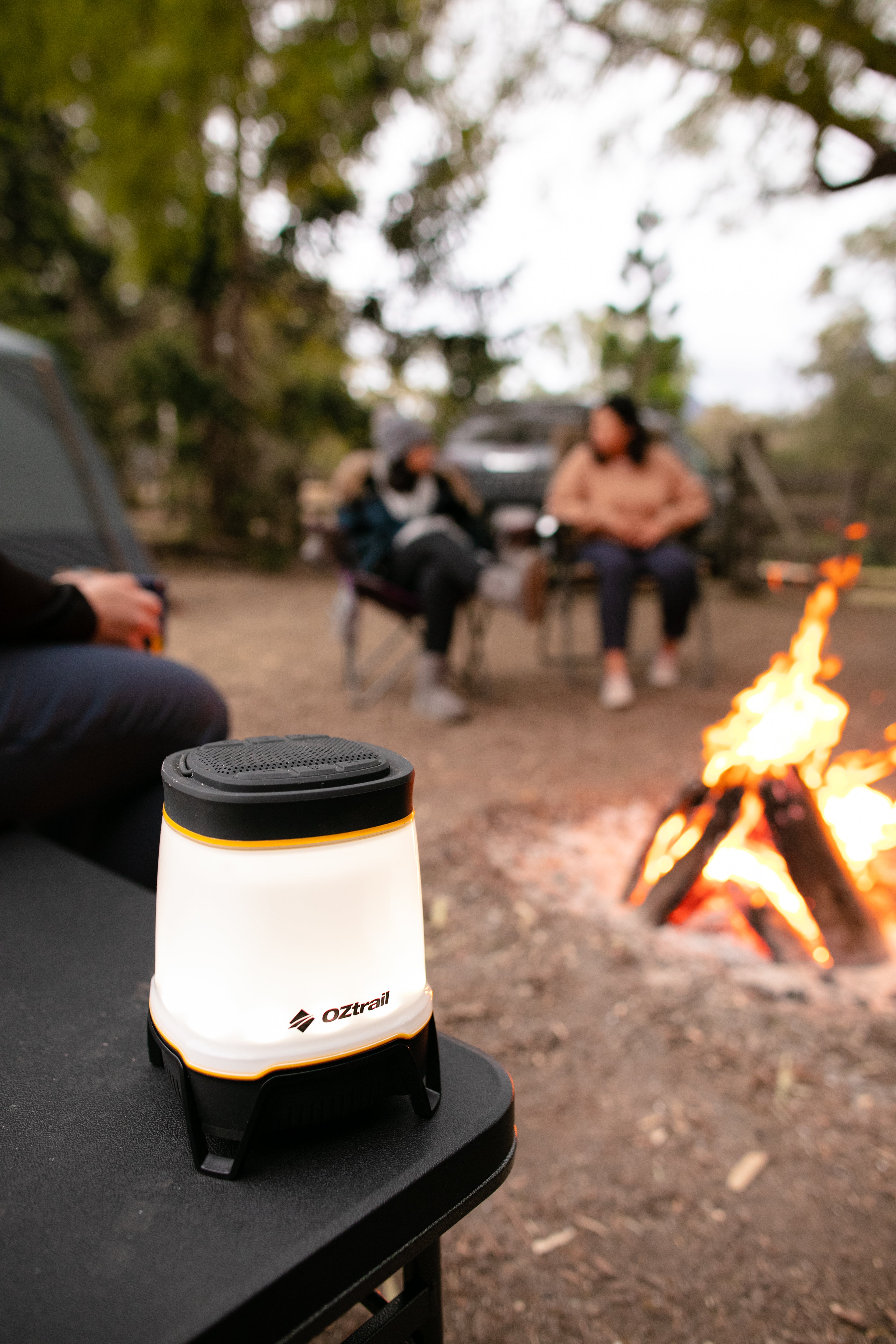 OZtrail Ignite 1000 Lumen Rechargeable Speaker Lantern