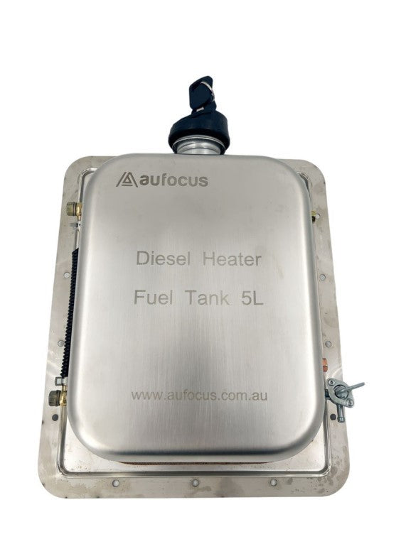 AU Focus Stainless Steel Diesel Tank with Locking Cap 5L
