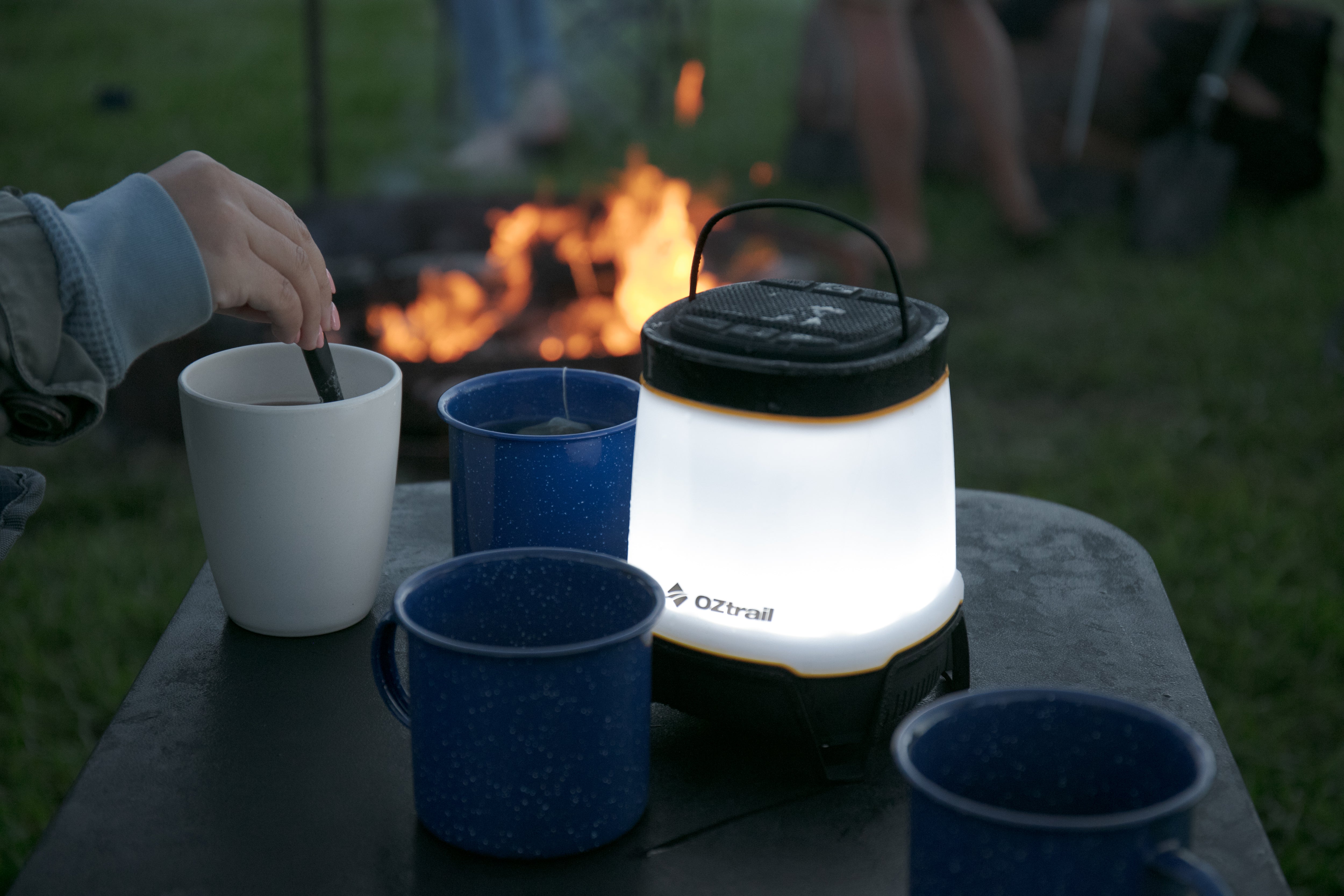 OZtrail Ignite 1000 Lumen Rechargeable Speaker Lantern