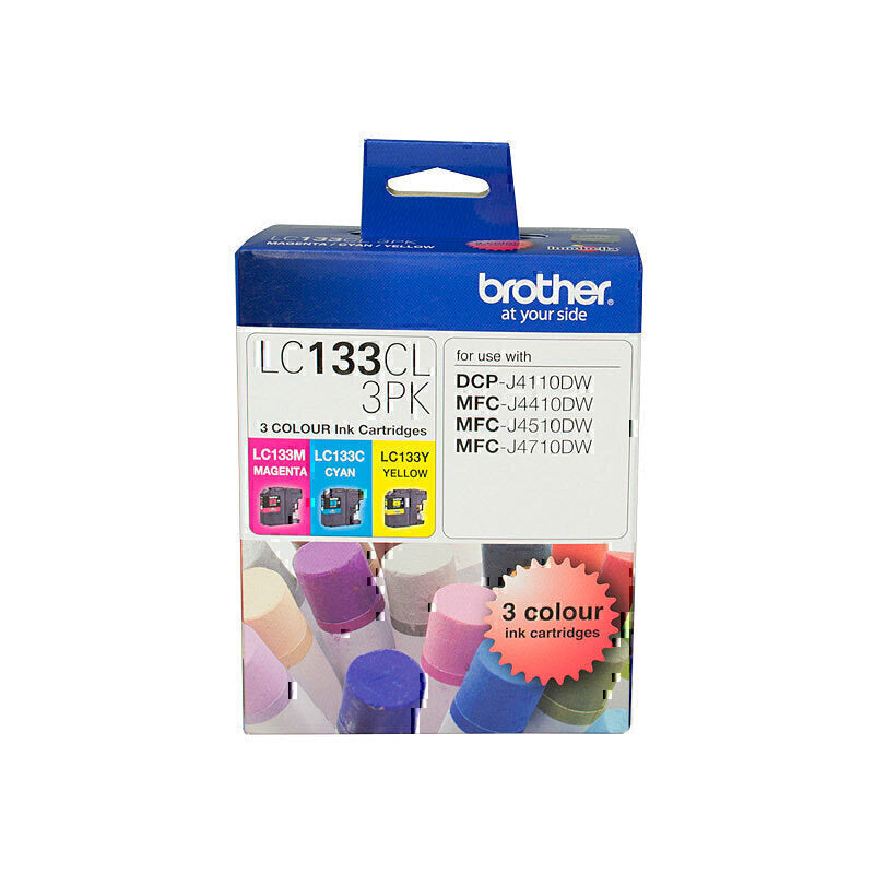 Brother LC133 3-Colour Value Pack