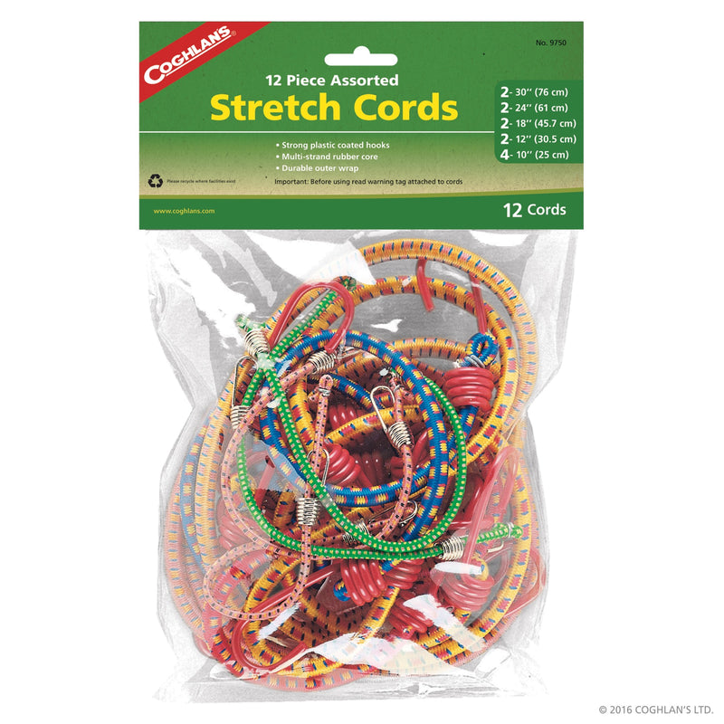 Coghlan's 12 Piece Assorted Stretch Cords