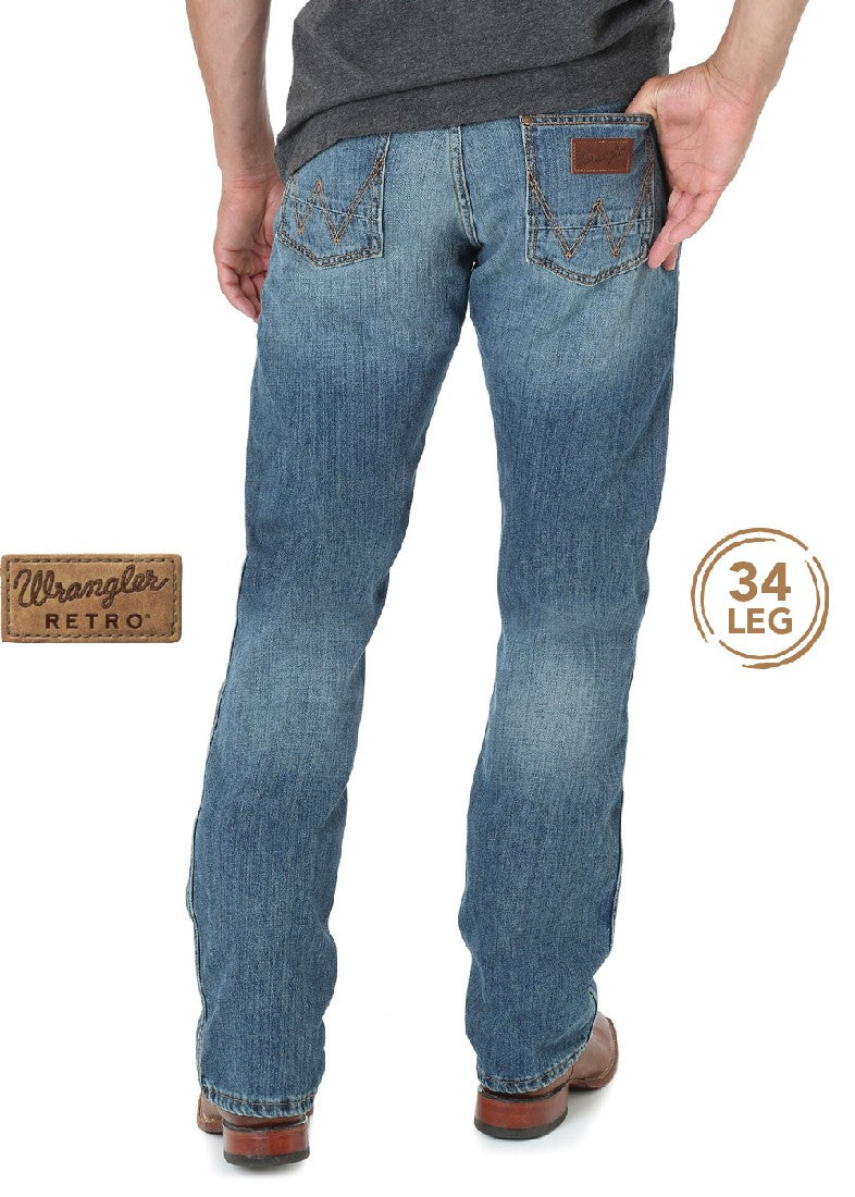 Wrangler Men's Rocky Top Retro Slim Straight Jean