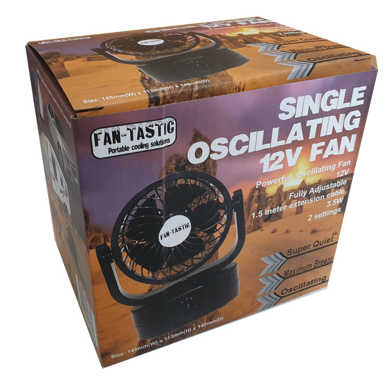 Fan-Tastic Single 12V Oscillating Fan