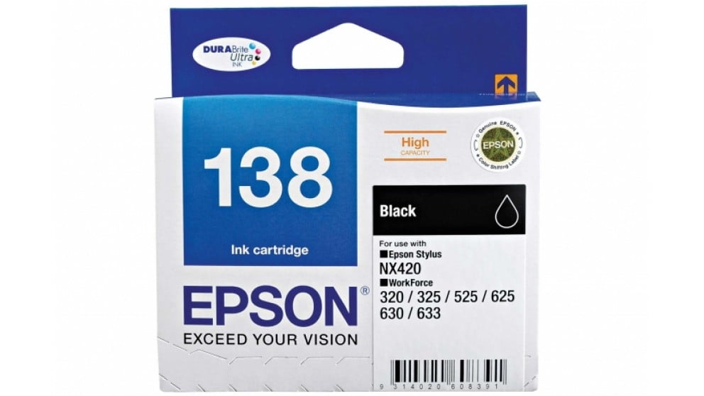 Epson 138 Black Ink Cartridge