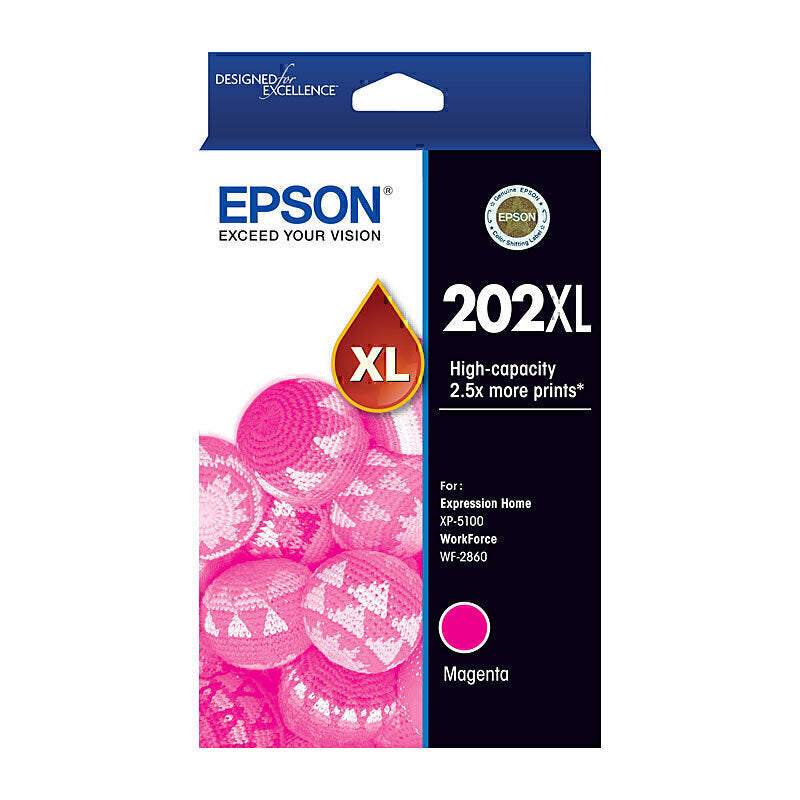 Epson 202XL Magenta Ink Cartridge